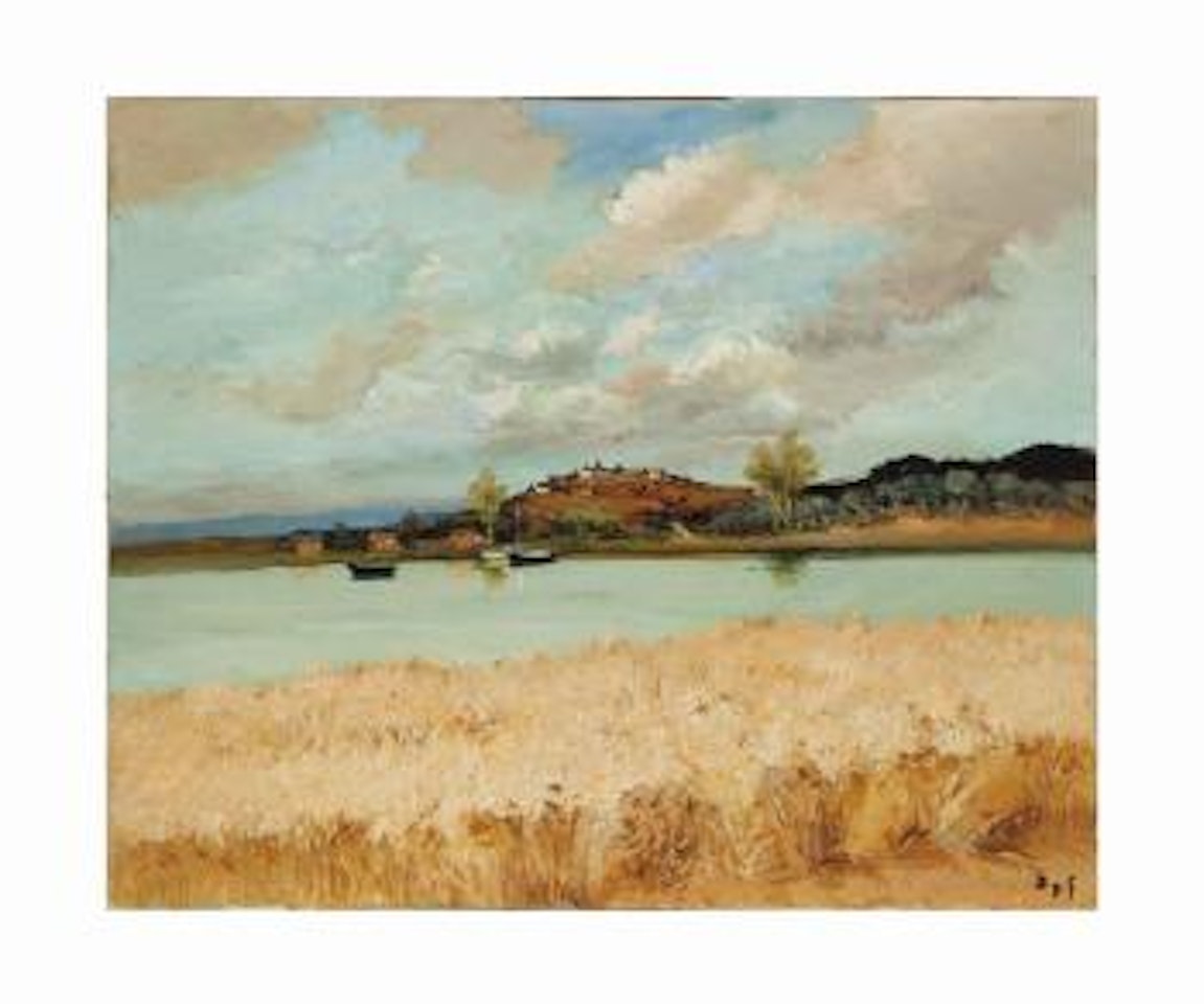 Rivière dans les blés by Marcel Dyf