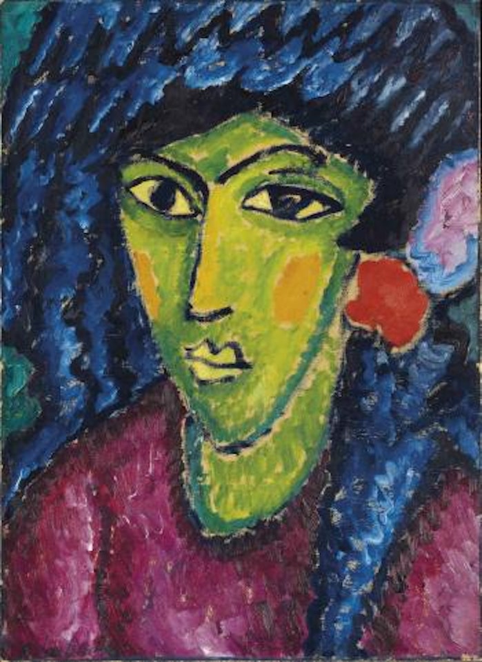 Blauer Shawl by Alexej von Jawlensky