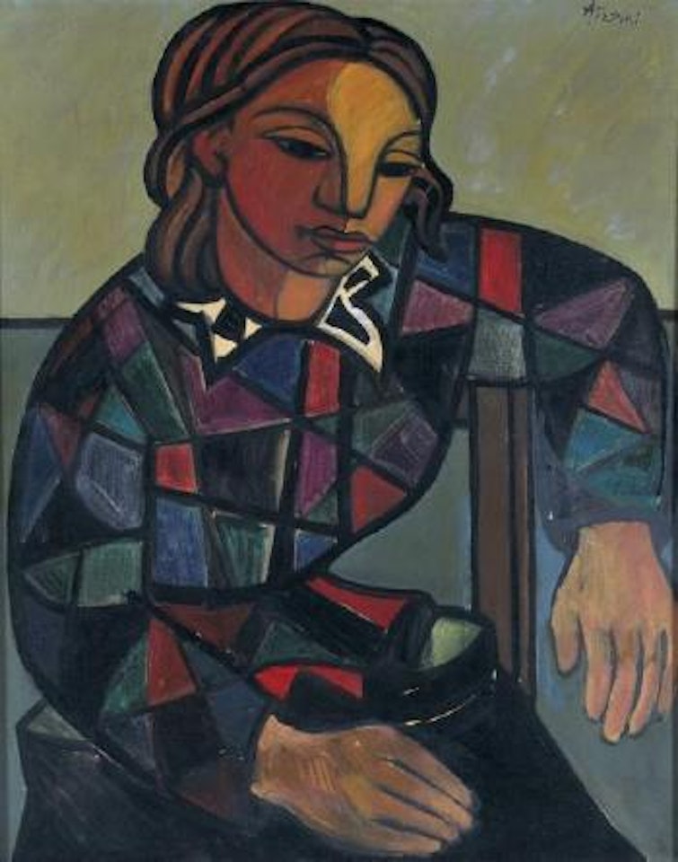 Femme sur une chaise by Paul Aizpiri