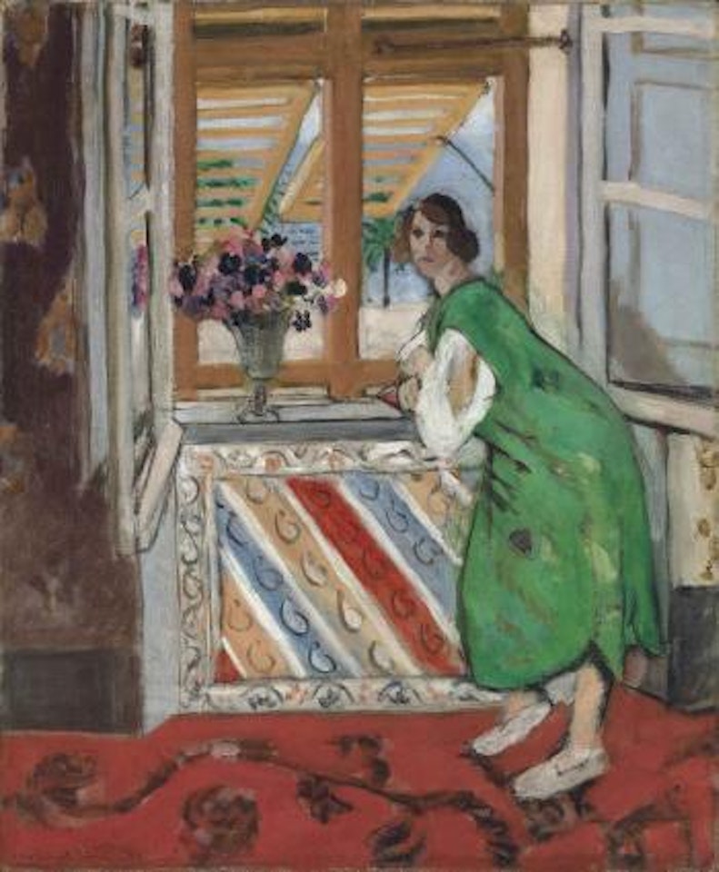 Jeune fille Ã  la mauresque, robe verte by Henri Matisse