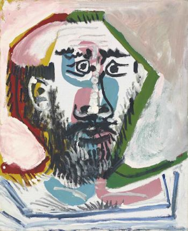 Tête d'homme barbu by Pablo Picasso
