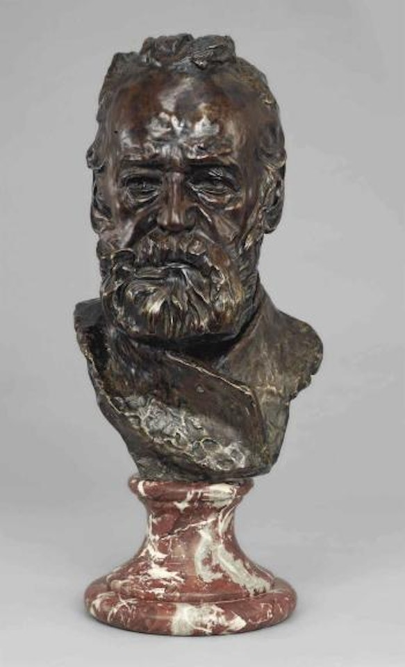 Buste De Victor Hugo, Dit 'à L'illustre Maître', Version Sans Piédouche, Type I by Auguste Rodin