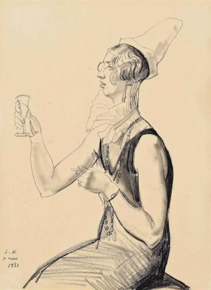 Christmas celebrations by Laura Knight