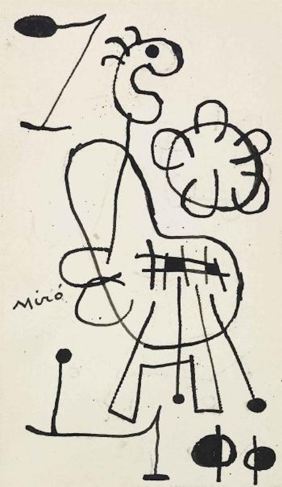 Personnage by Joan Miró