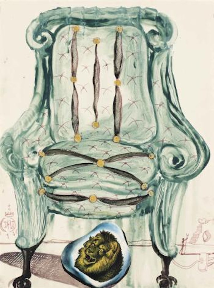 The breathing pneumatic armchair by Salvador Dali