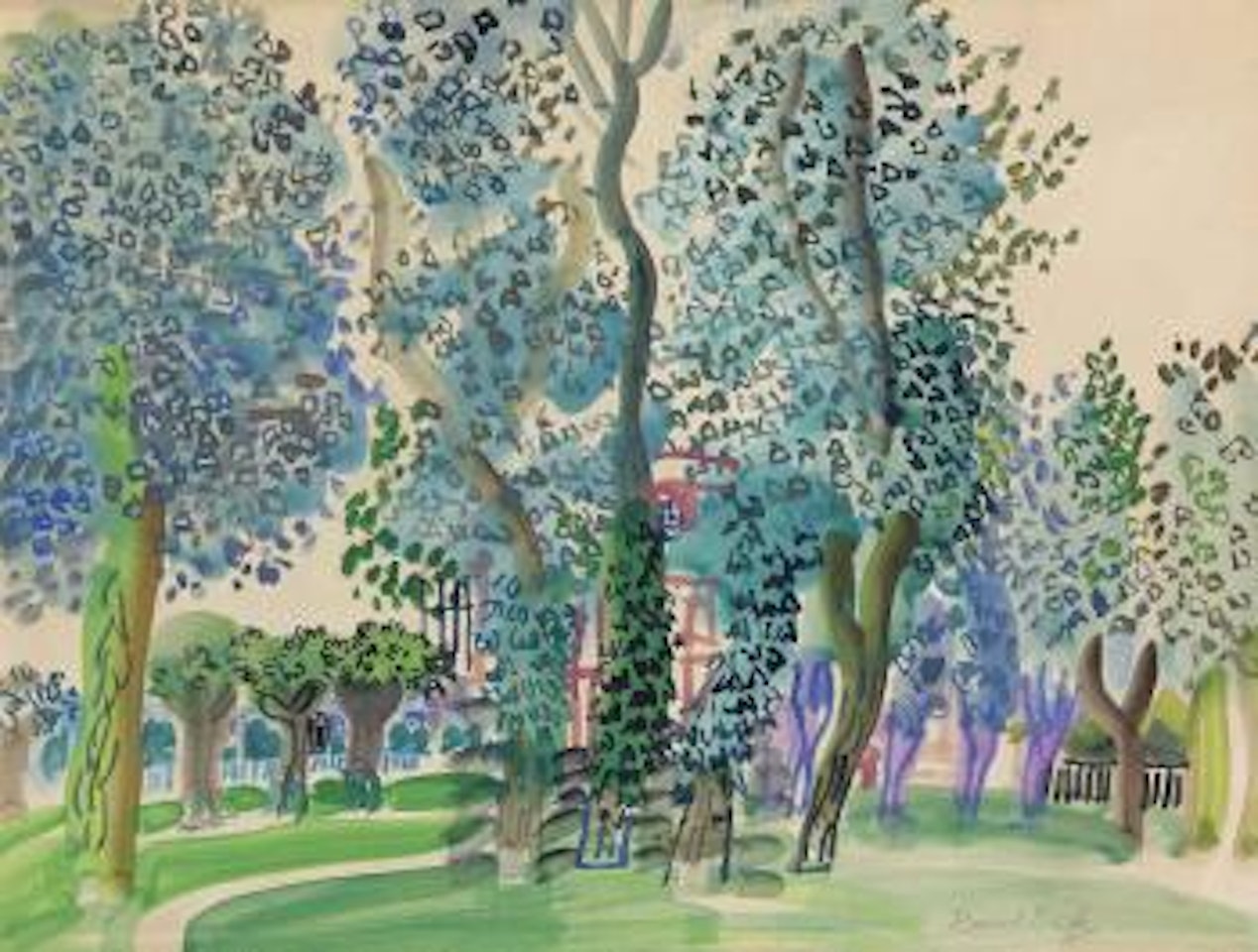 Etude pour le pesage by Raoul Dufy
