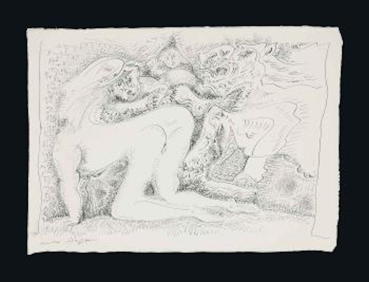 Le rêve d'une nonne by André Masson