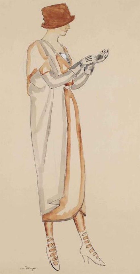 Portrait d'une modèle by Kees van Dongen