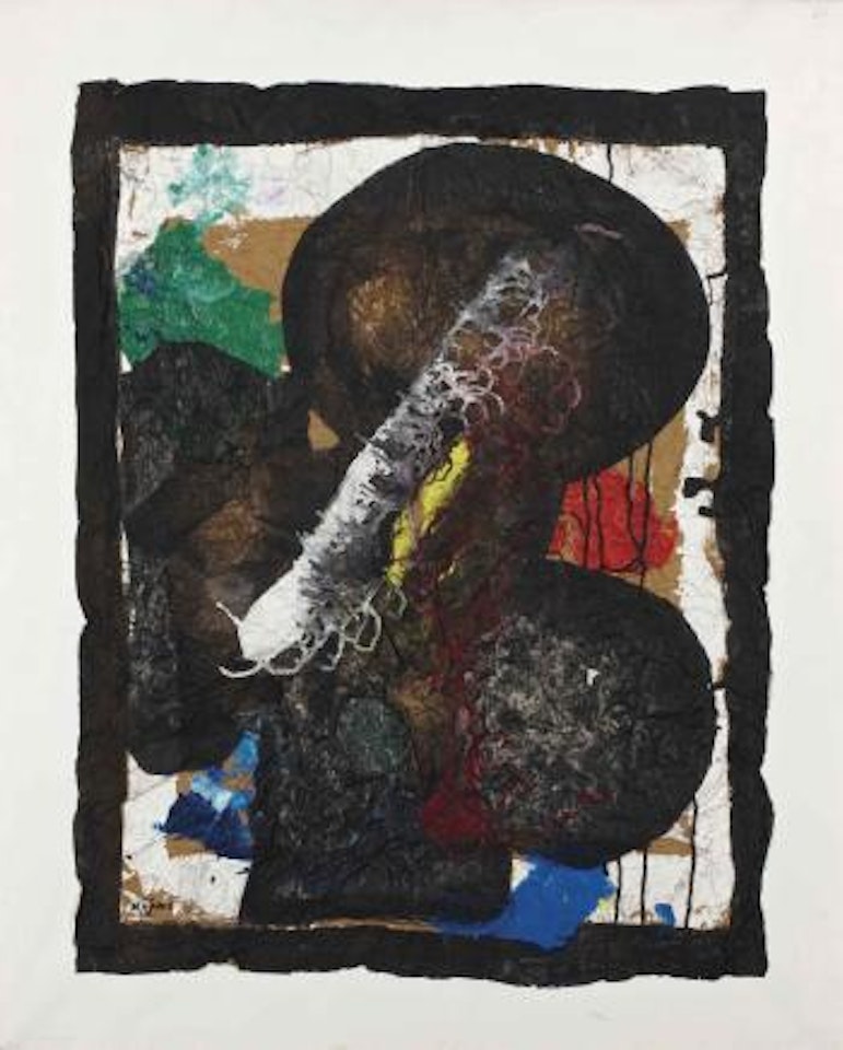 Composition abstraite (L'oiseau de feu) by Ladislas Kijno