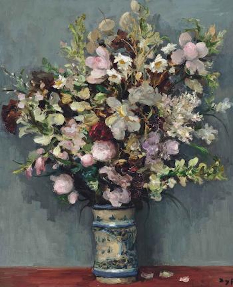 Lilas et muflier by Marcel Dyf