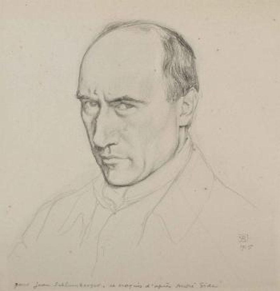 Portrait d'André Gide by Theo van Rysselberghe