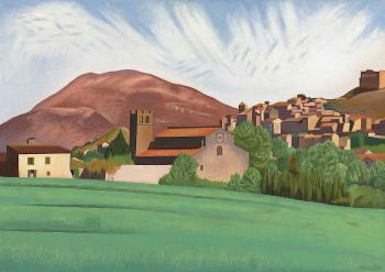 La cathédrale et le rocher à Vaison-la-Romaine by Auguste Herbin