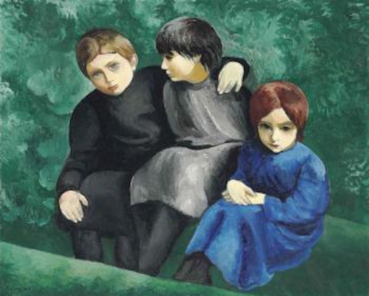 Les trois orphelins by Moïse Kisling