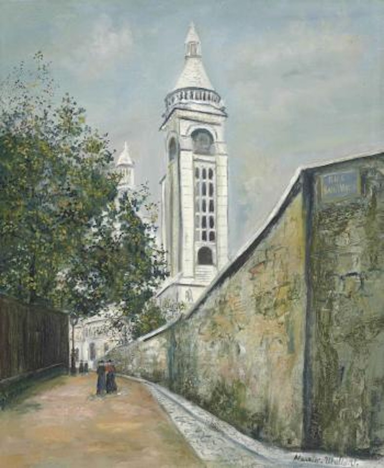 Rue de la Bonne by Maurice Utrillo