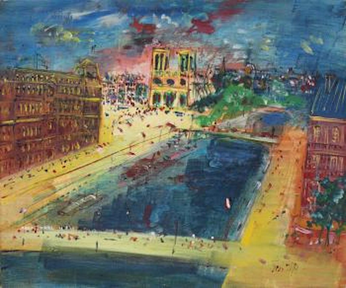 Quais de Seine by Jean Dufy