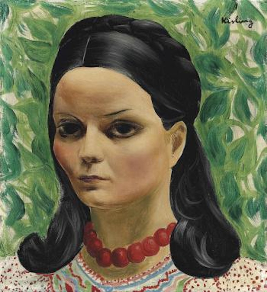 Tête de femme by Moïse Kisling