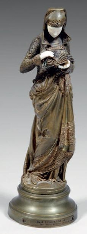 La liseuse by Albert-Ernest Carrier-Belleuse