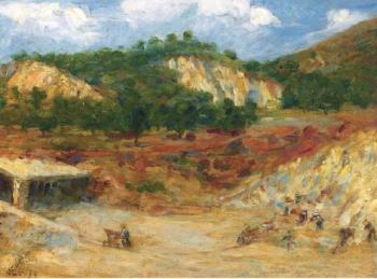 La carrière by Maximilien Luce