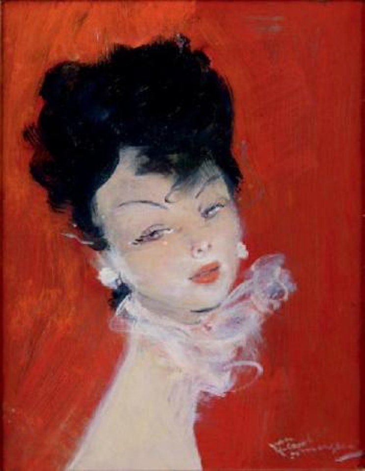 Portrait de jeune fille by Jean Gabriel Domergue