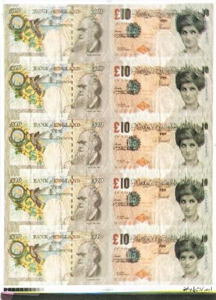 Di-Faced Tenners by Banksy