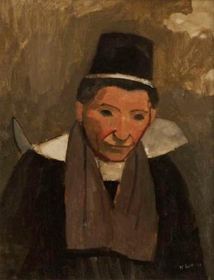 Breton woman by William Scott