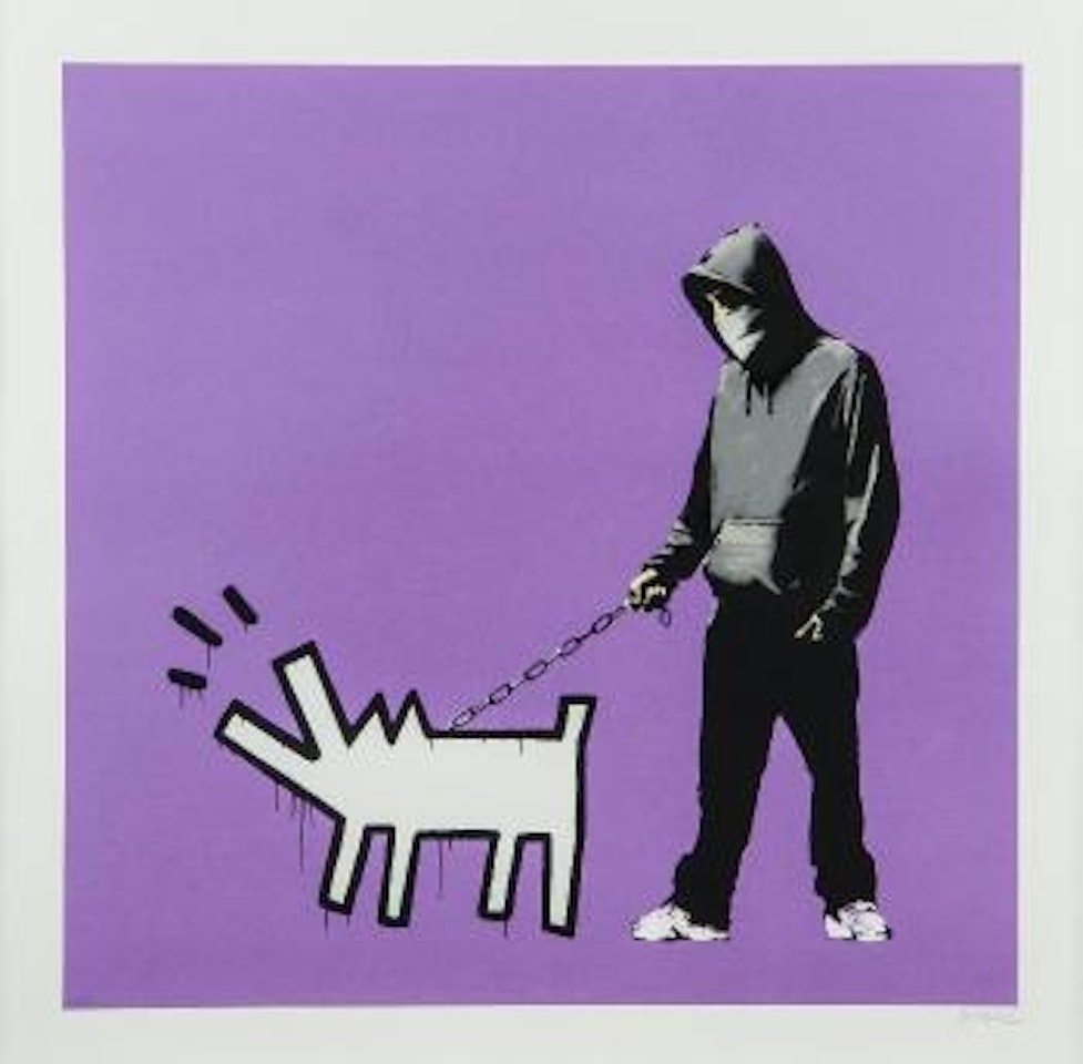 Choose Your Weapon (Purple) by Banksy