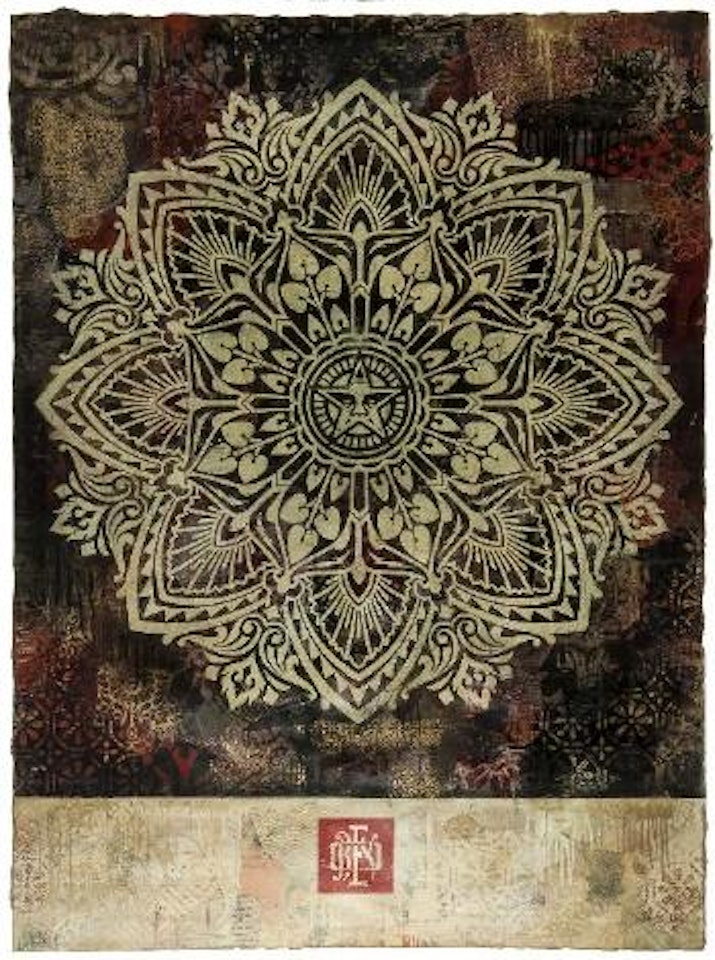 Mandala (Dark) by Shepard Fairey