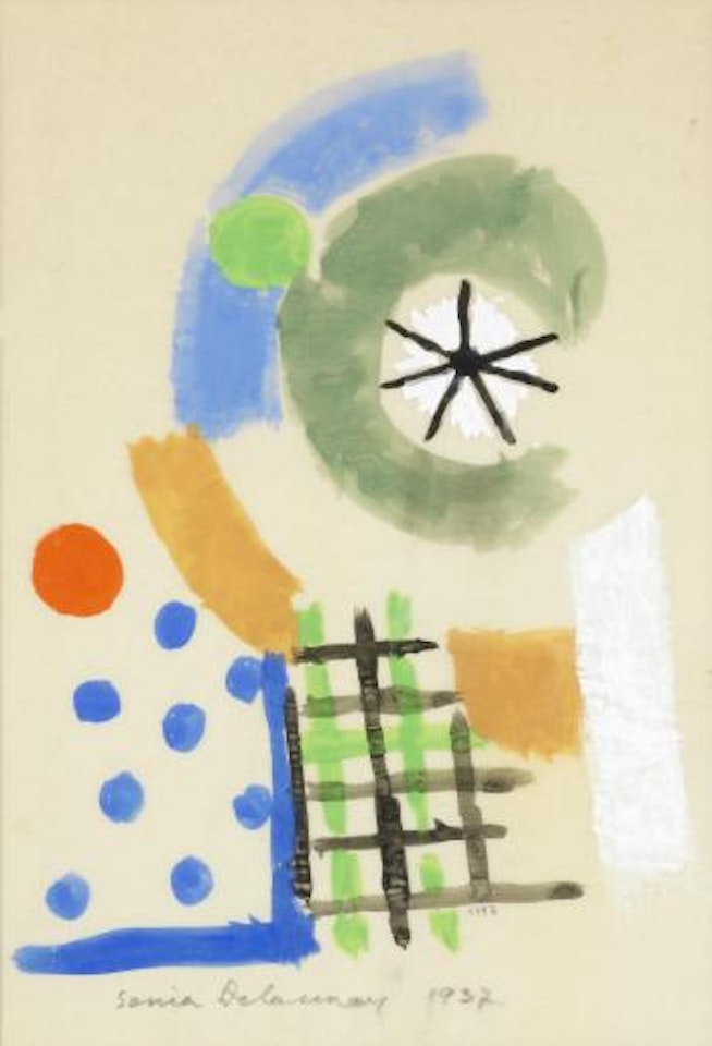 Projet pour 'Voyages lointains' by Sonia Delaunay