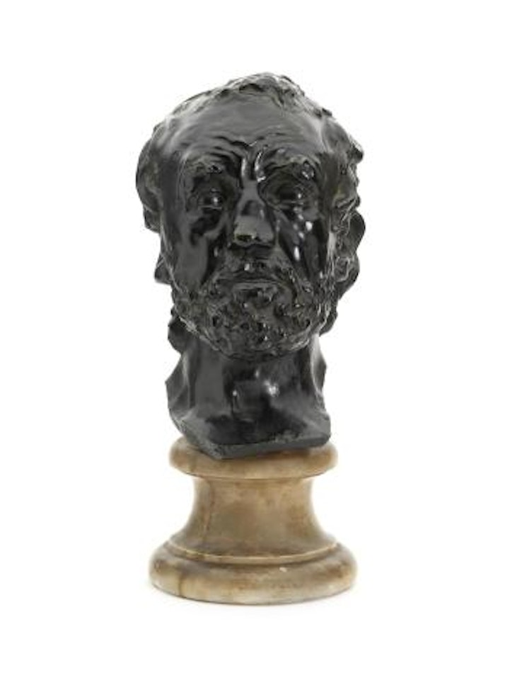 Masque de l'homme au nez cassé, version dite type 1, deuxième modèle by Auguste Rodin