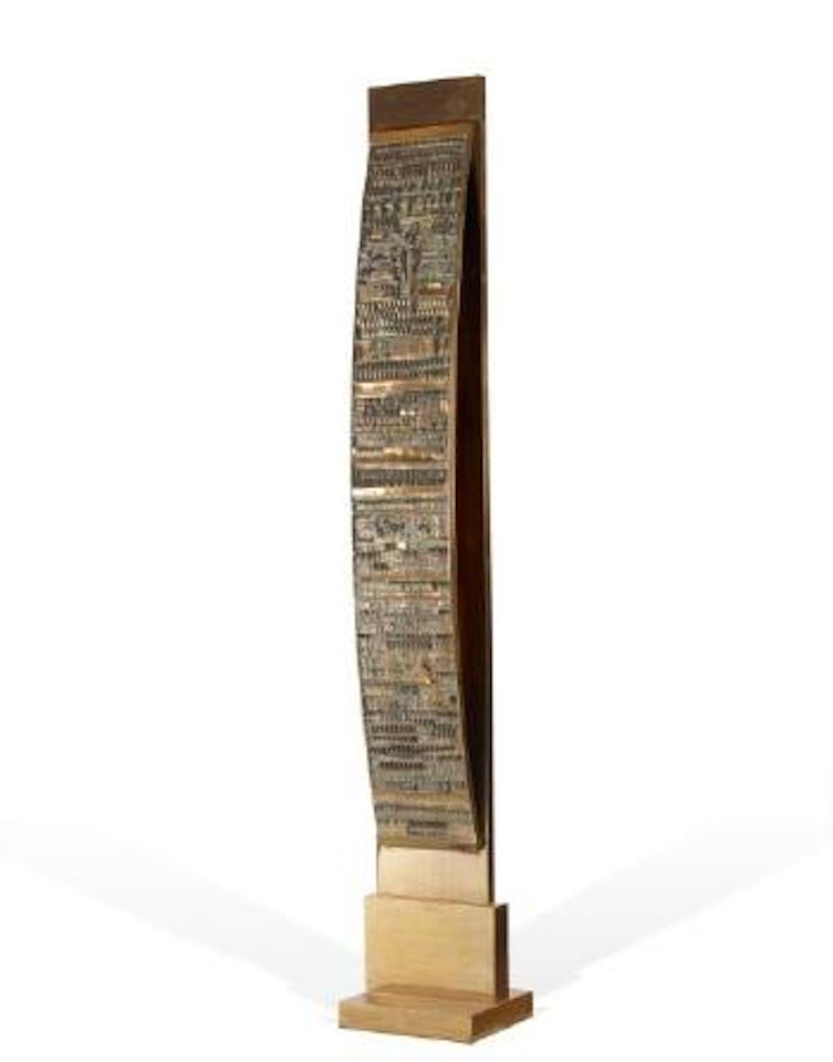 La colonna del viaggiatore VIII by Arnaldo Pomodoro