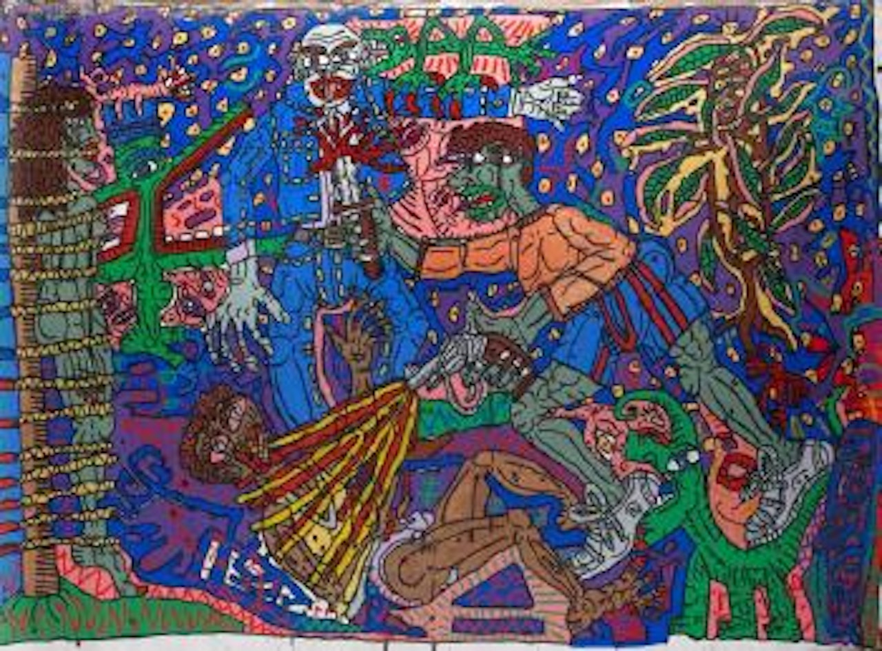 Déliverance à violence by Robert Combas