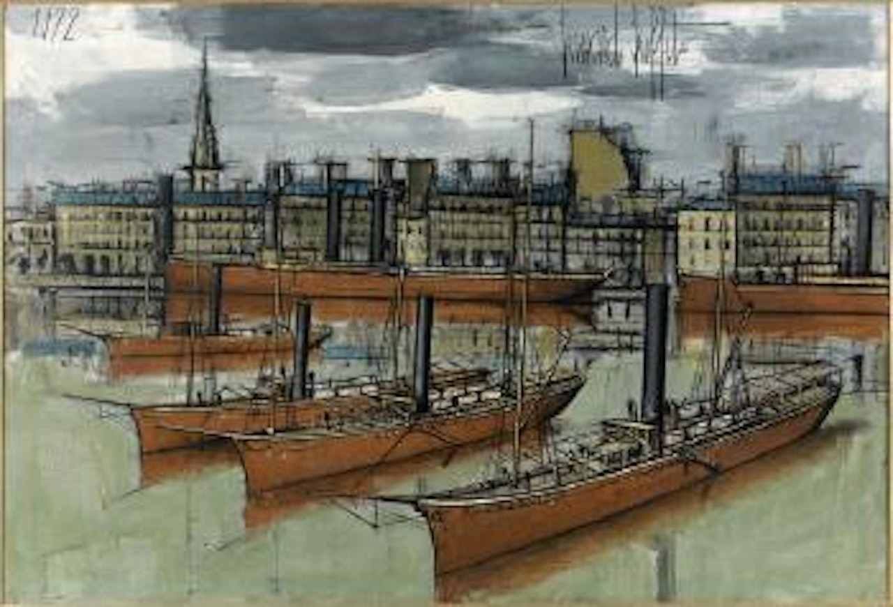 Saint-Malo, Port Marchand by Bernard Buffet
