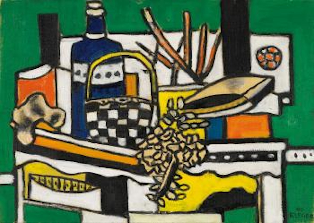 La Bouteille Bleue by Fernand Leger