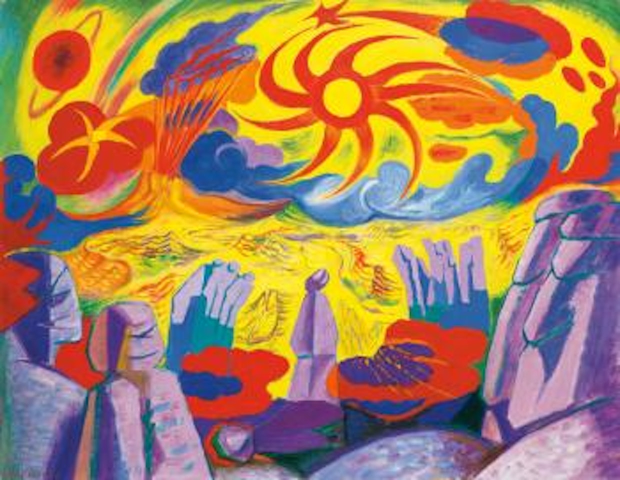 Aube À Montserrat by André Masson