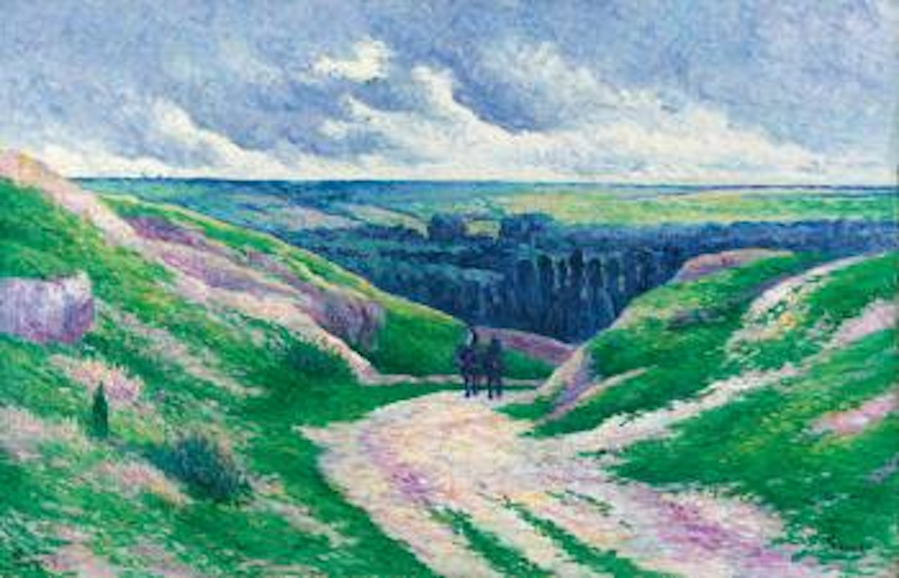 Paysage Près De Moulineux Sur Oise by Maximilien Luce