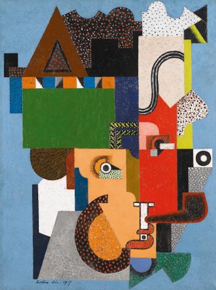Composition, Decembre 1917 by Auguste Herbin