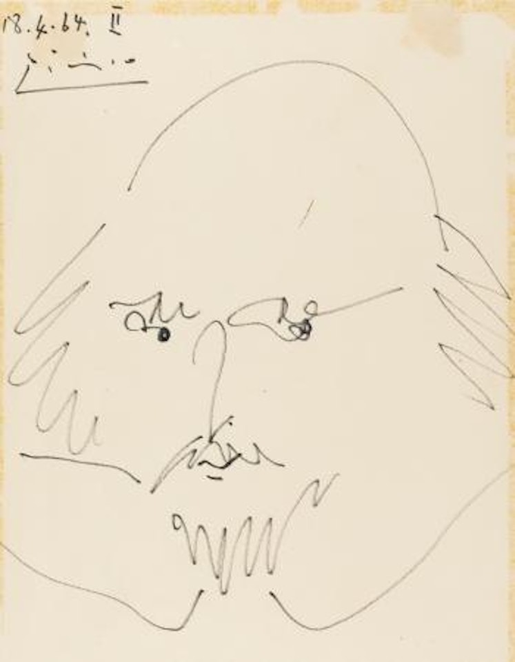 Portrait De William Shakespeare by Pablo Picasso