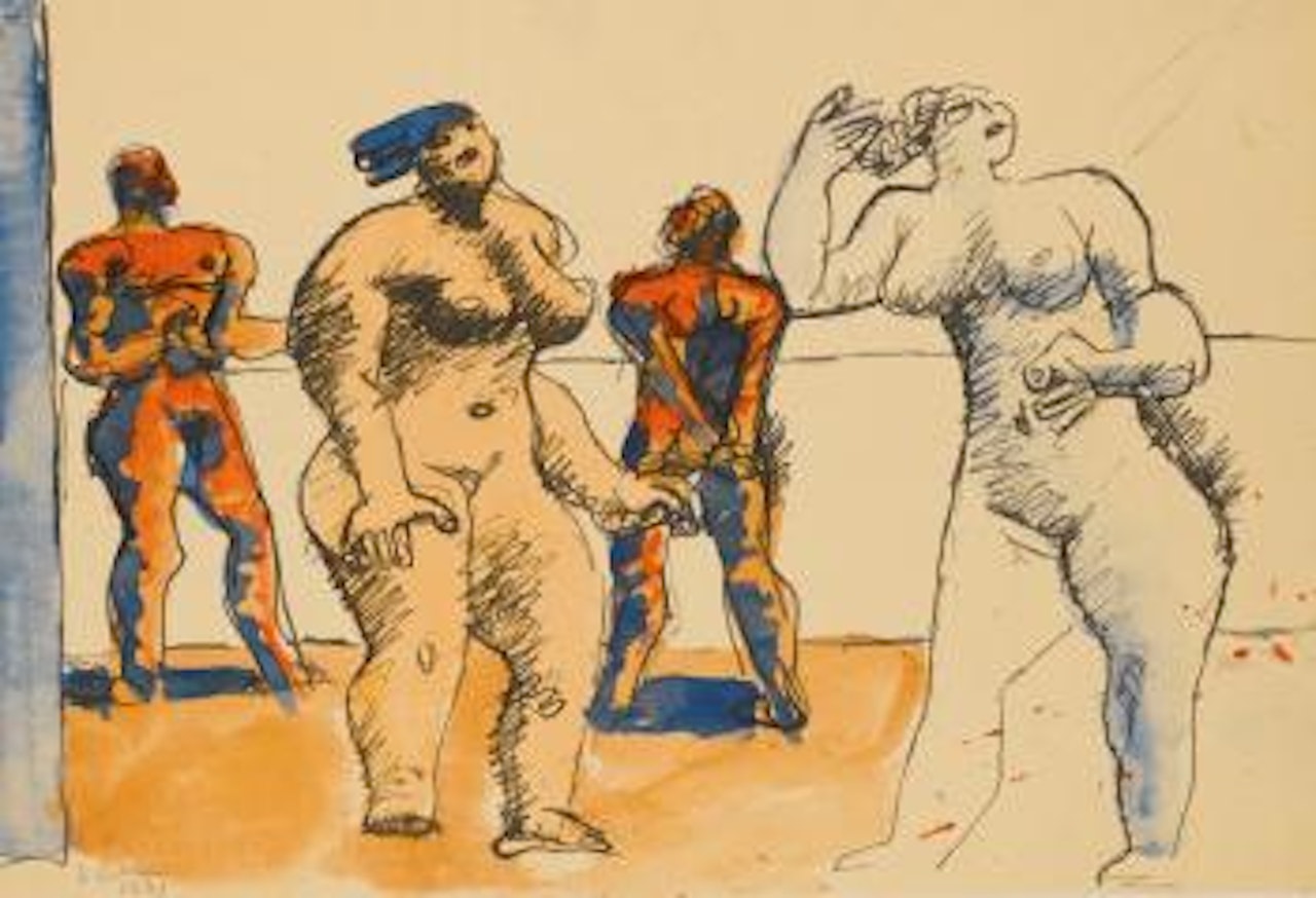 Quatre Personnages by Le Corbusier