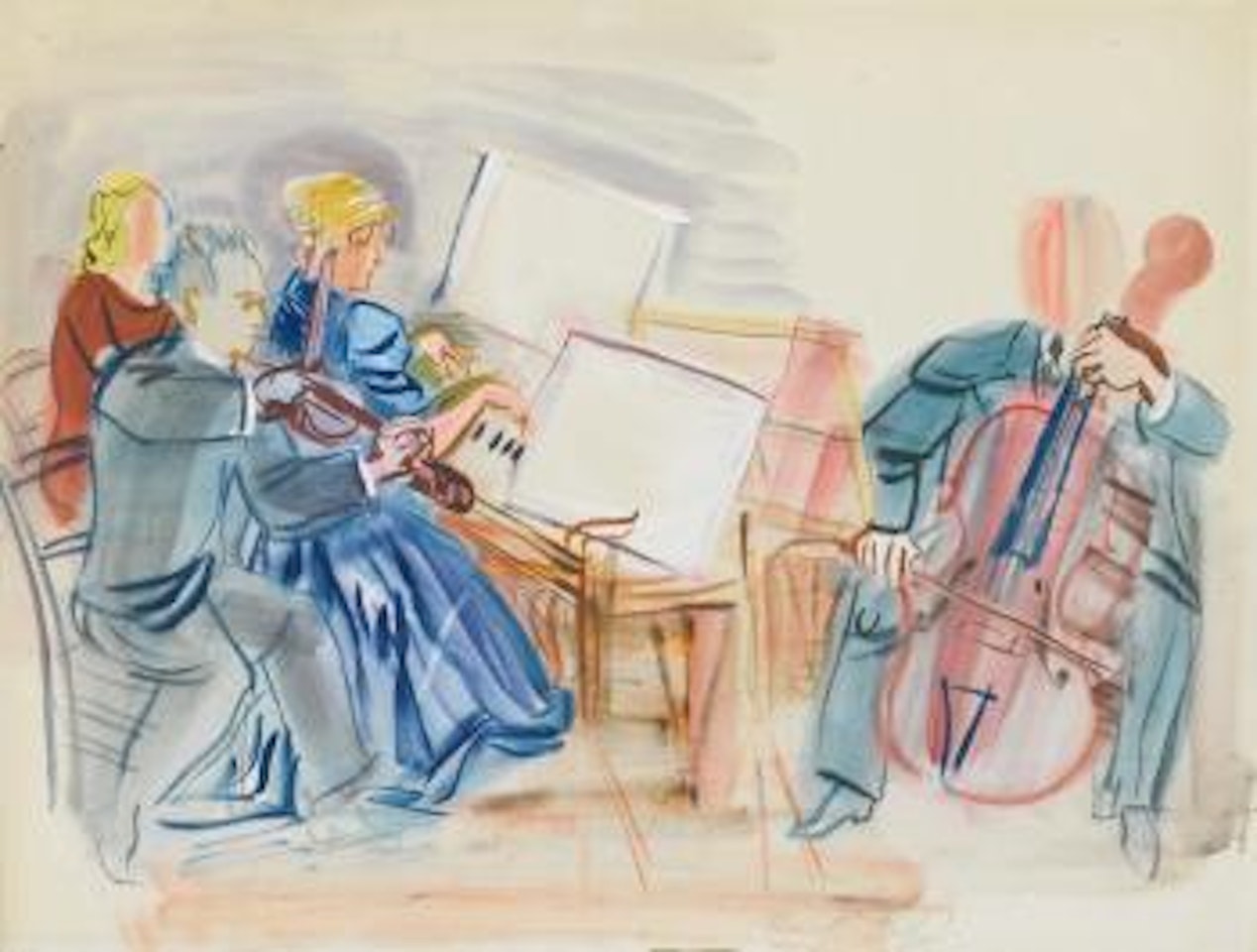 Le Trio Casals by Raoul Dufy