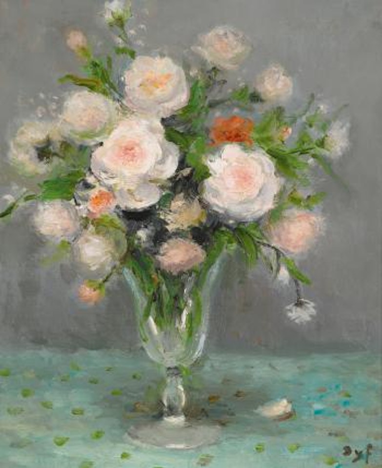 Roses Dans Un Verre by Marcel Dyf