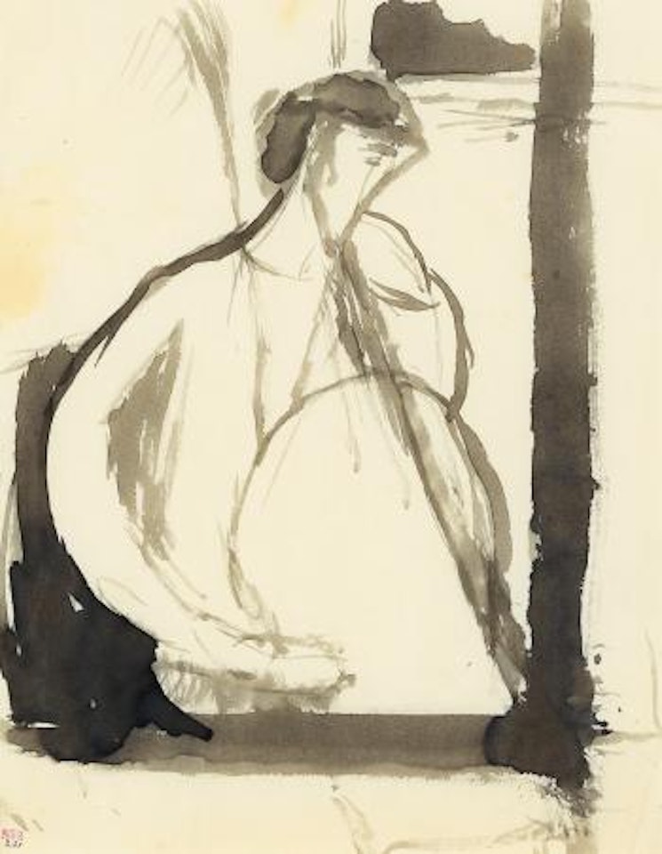 Le Joueur De Violoncelle by Amedeo Modigliani