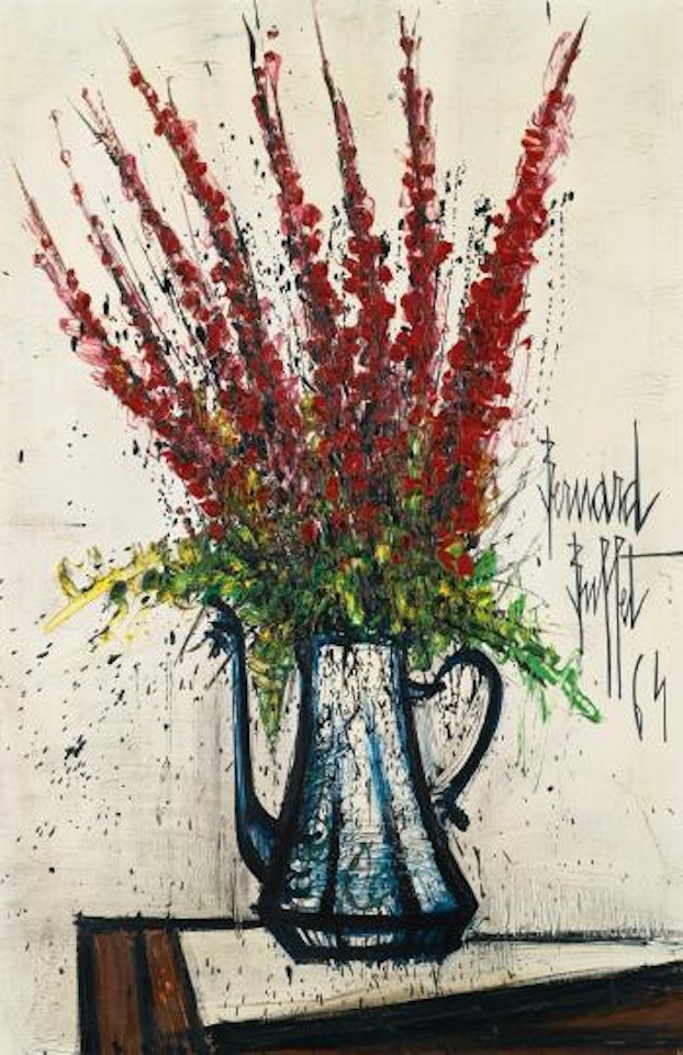 Delphiniums Rouges by Bernard Buffet