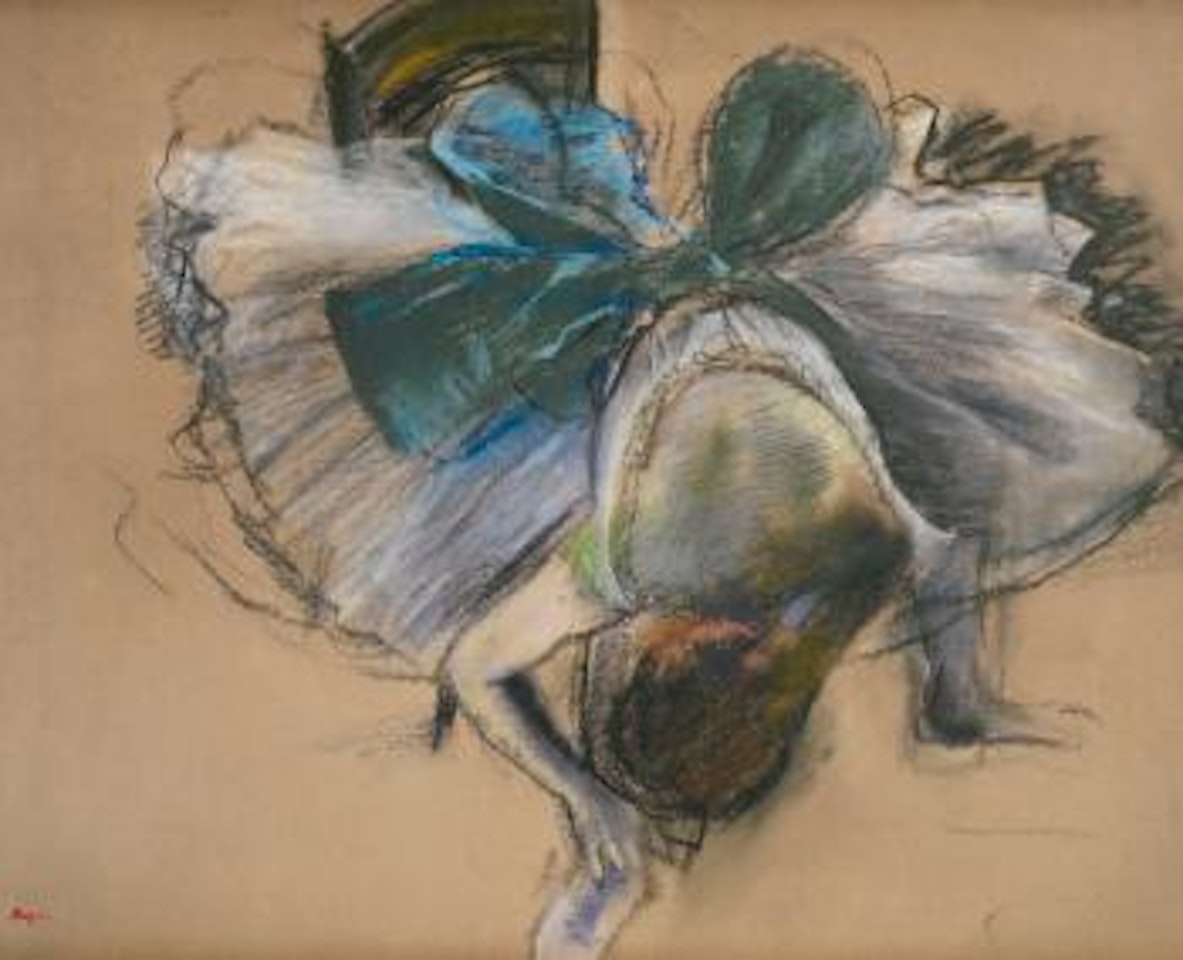 Danseuse Rajustant Son Chausson by Edgar Degas