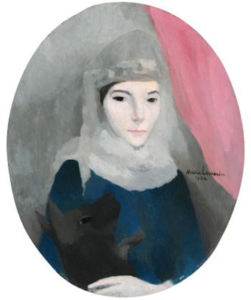 Portrait De Madame Charles Pacquement, Née Marie Ponnier by Marie Laurencin
