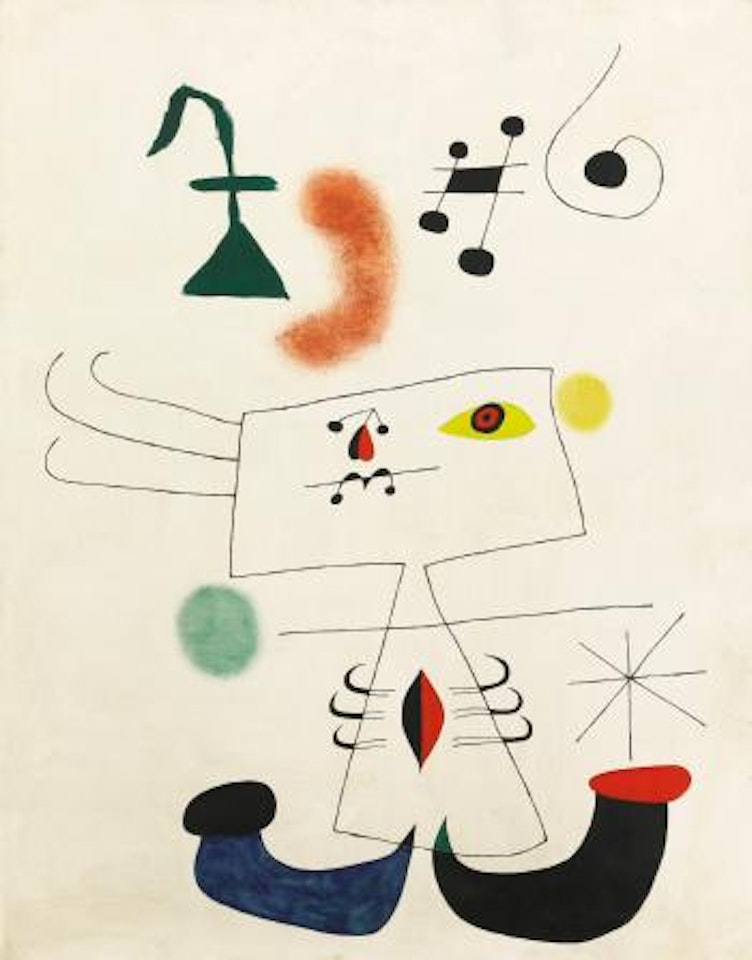 Femme Rêvant De L'évasion by Joan Miró