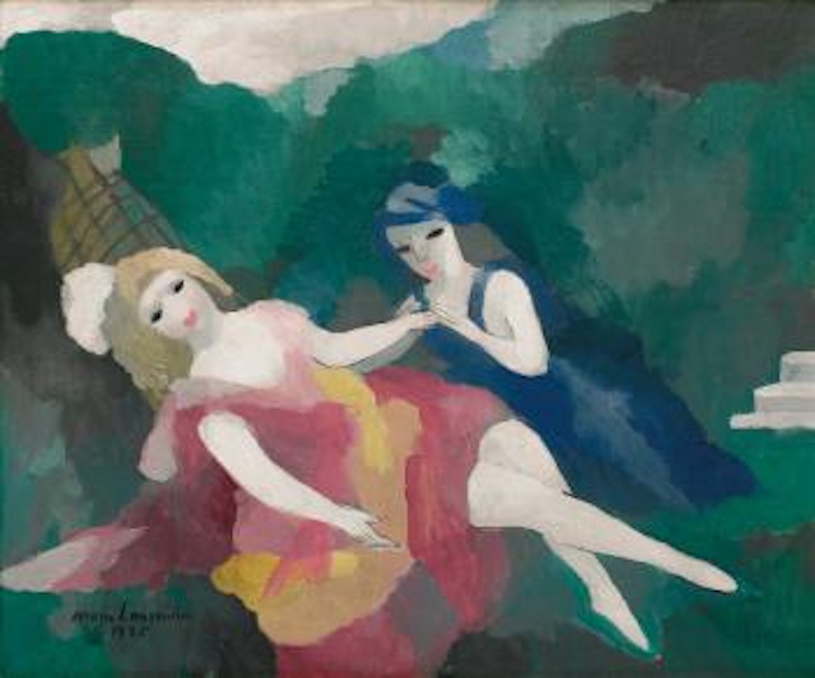 Les Deux Amies by Marie Laurencin