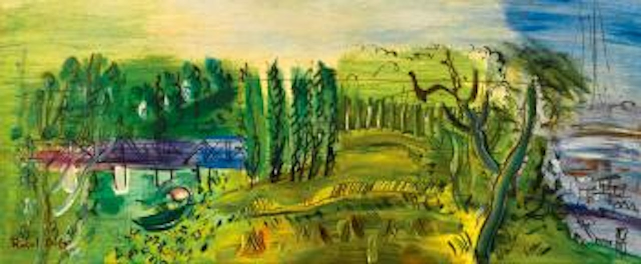 La Seine à St-cloud by Raoul Dufy