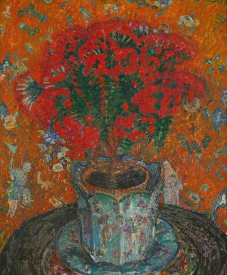 Vase De Fleurs by Leon de Smet