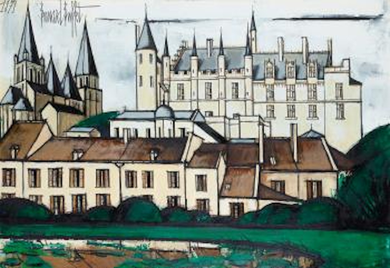 Le Château De Loches by Bernard Buffet