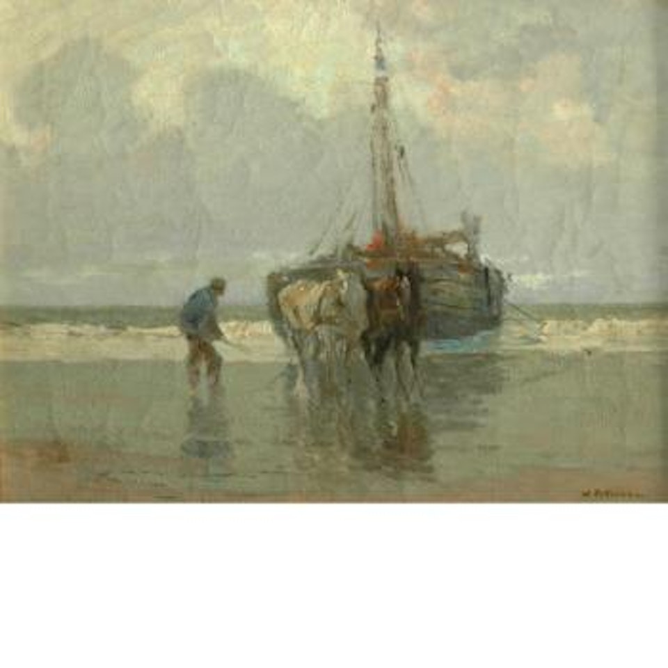 Ebb tide Katwyk by William Ritschel